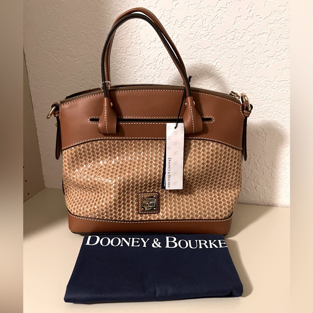 New Dooney & Bourke Cognac Handbag